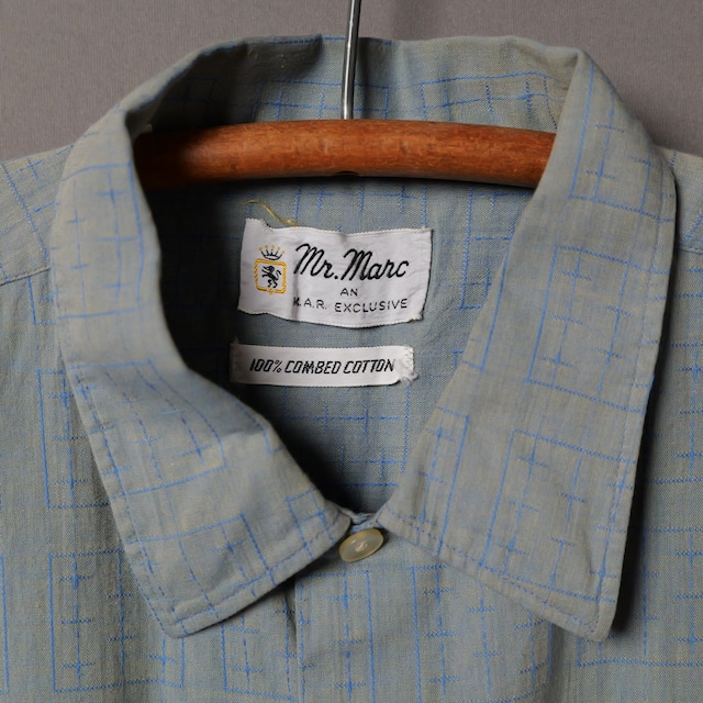 [Mr.marc]   architectural grid shirt