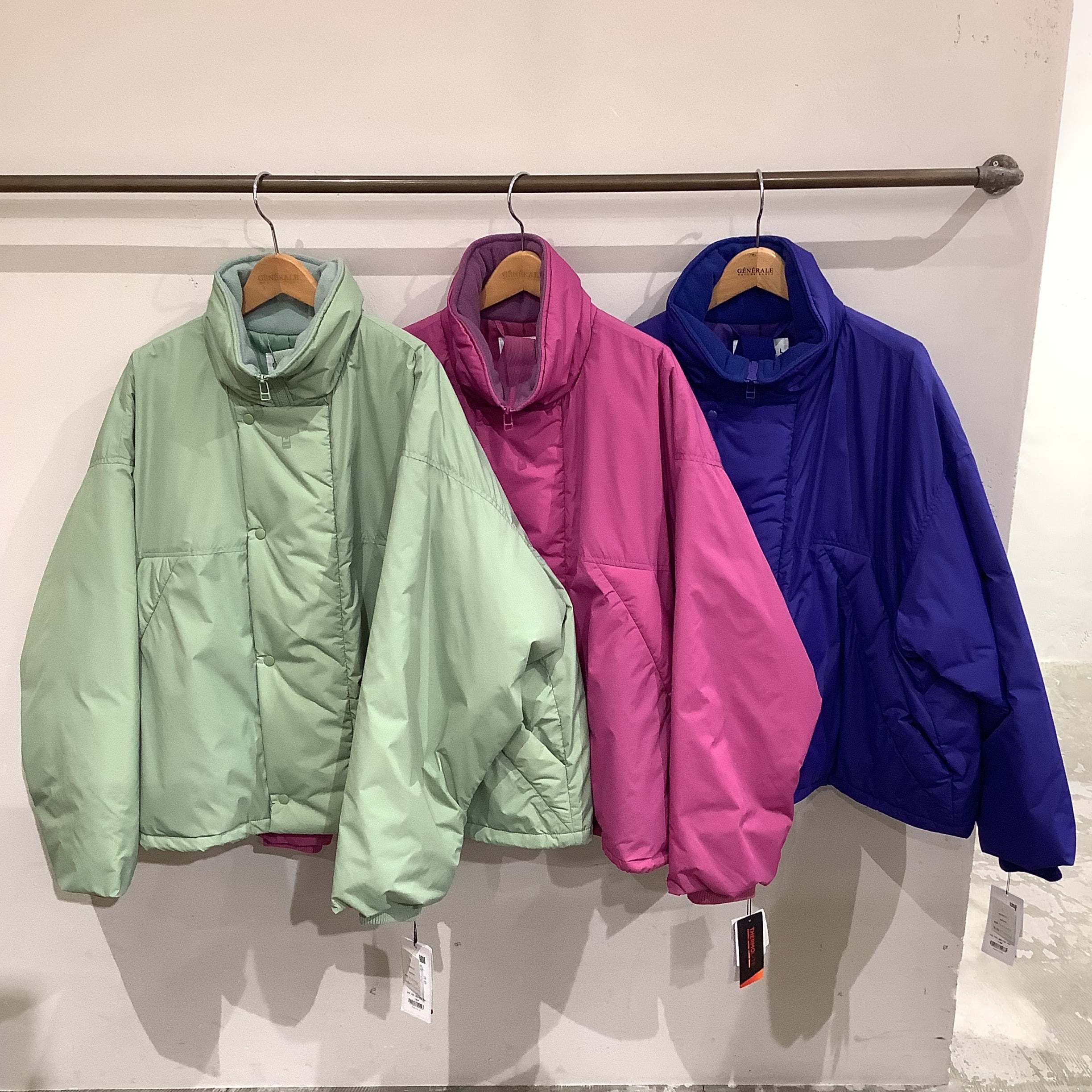 CYNICAL(シニカル)】THERMO LITE ナイロン中綿ジップブルゾン［552