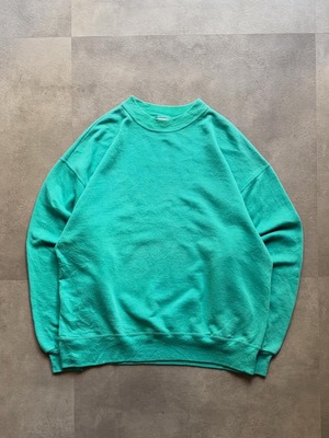 Hanes ACTIVEWEAR 無地 スウェット L グリーン メキシコ製 クルーネック ヘインズ