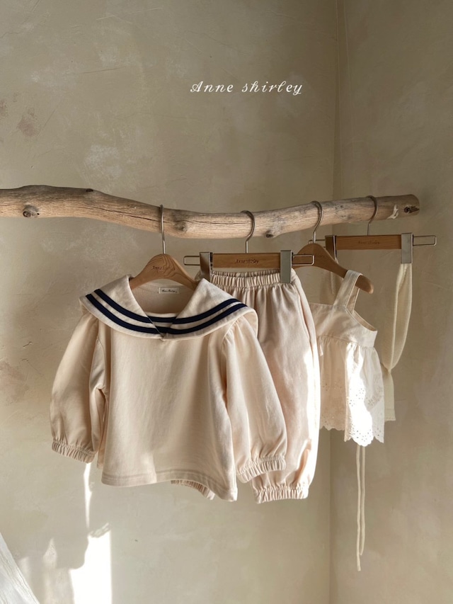 即納 ♡ Anneshirley : Sincere sailor top and bottom