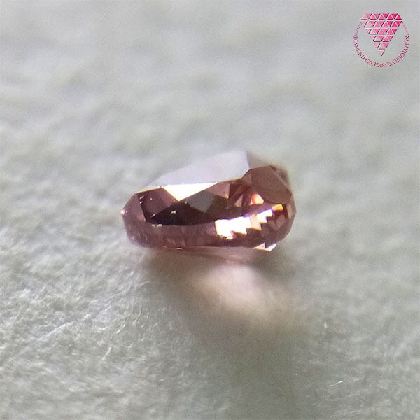 0.255ct Fancy deep pink 天然ダイヤ ルース