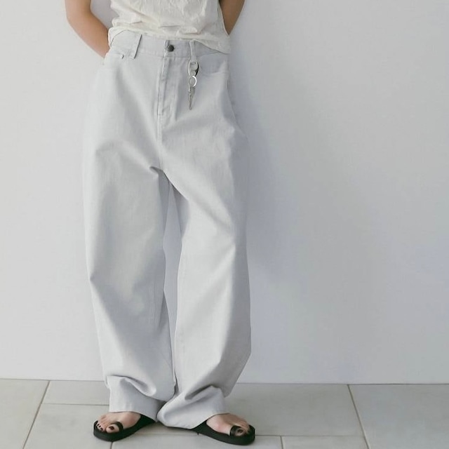 【 anuke 】Wide Cocoon Denim