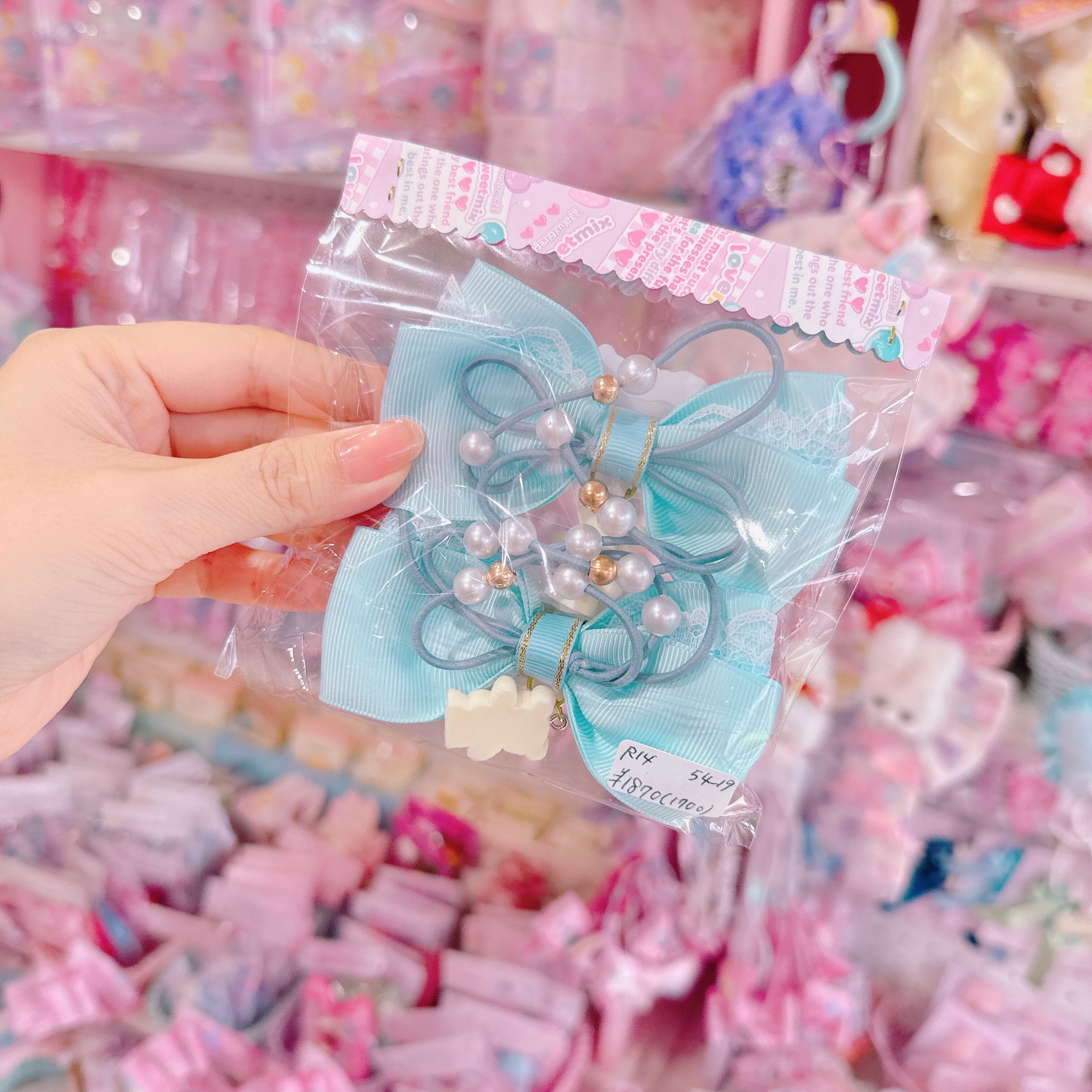 【R14】54-19チュールツインヘアゴム