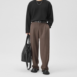 ウォーミングブラウンルーズパンツ　950