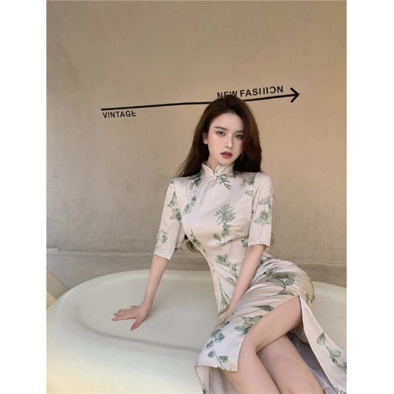 ドレス スタンダードスカート サマー レトロ 夏物 ピュア ブラックストロベリース48189317433