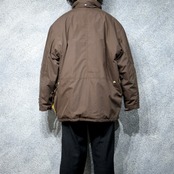 design padding jacket brown