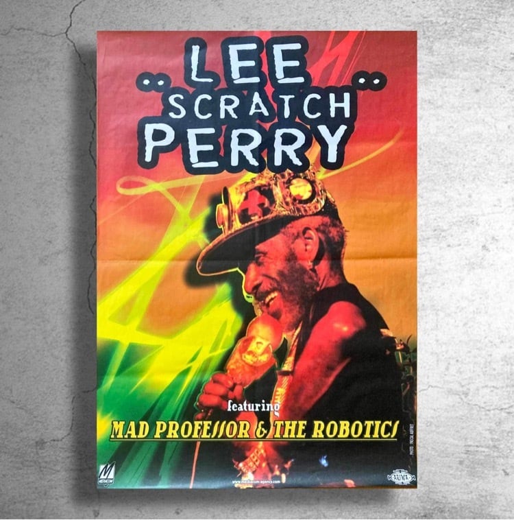 y/ポスター リー・ペリー Lee Perry』2001年フランスでのライブ告知ポスター