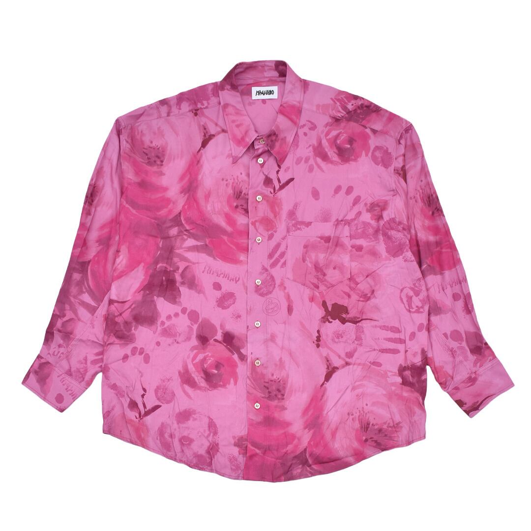 Magliano】HUGE PEONIA TWISTED SHIRT(PINK) | AYIN