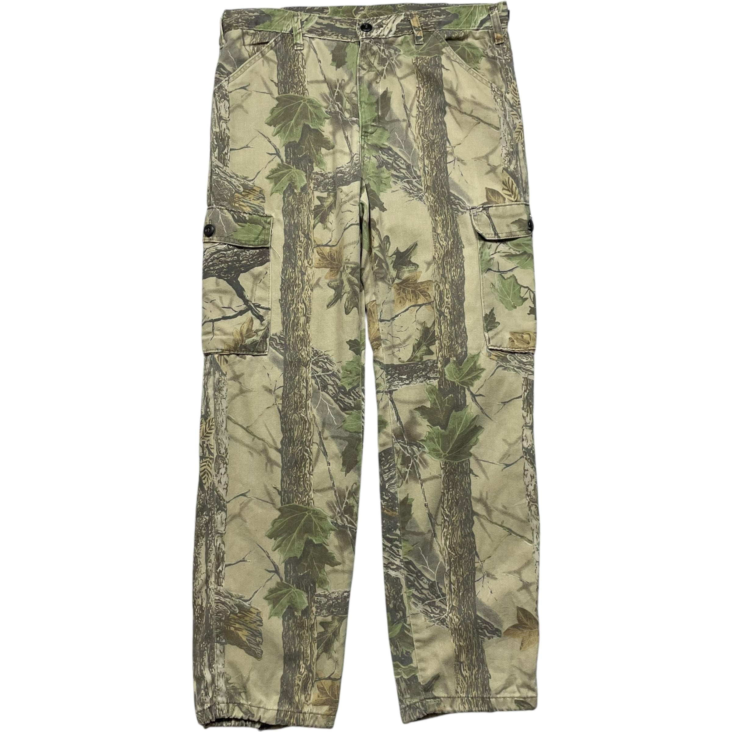 《実寸 W36 L31》Liberty リバティ リアルツリー カーゴパンツ ドローコード USA製 no.5961