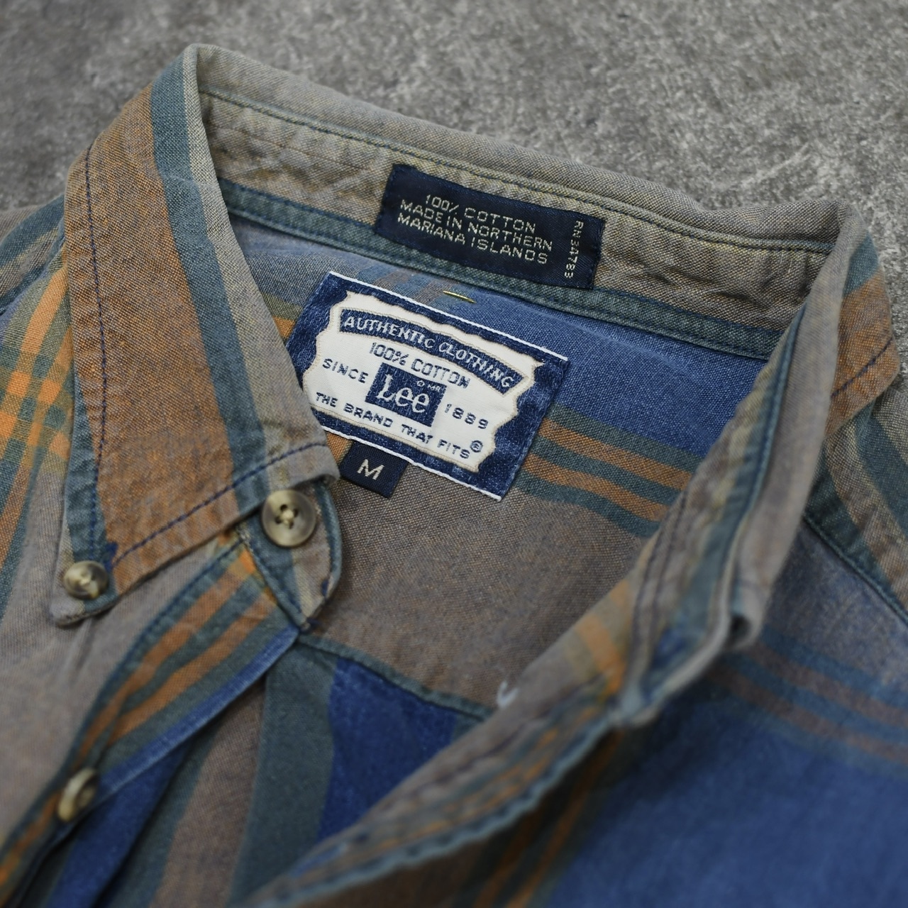 Lee design check & stripe shirt