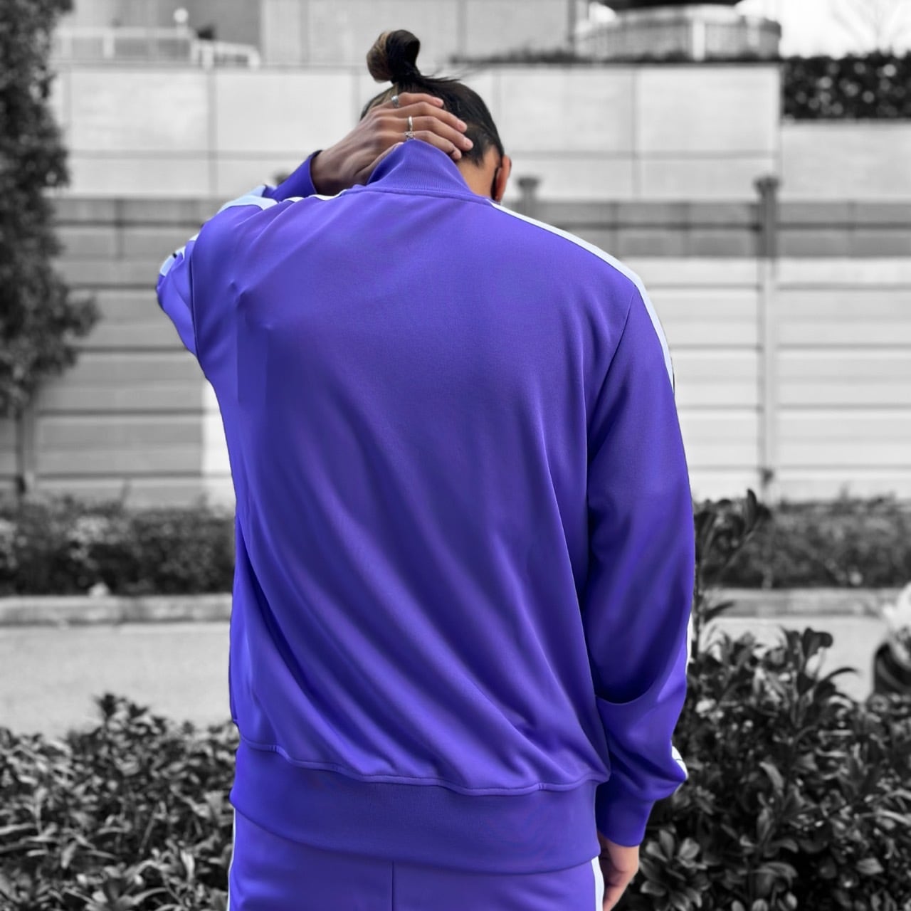 Palm Angels】CLASSIC TRACK JACKET(PURPLE/WHITE) | AYIN Palm Angels】CLASSIC TRACK JACKET(PURPLE/WHITE) | AYIN
