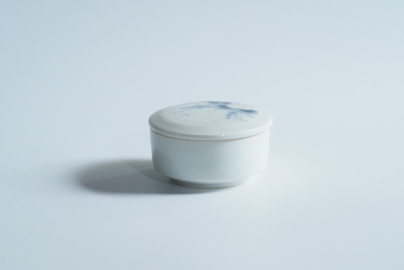 ぶどう蓋物 村山朋子