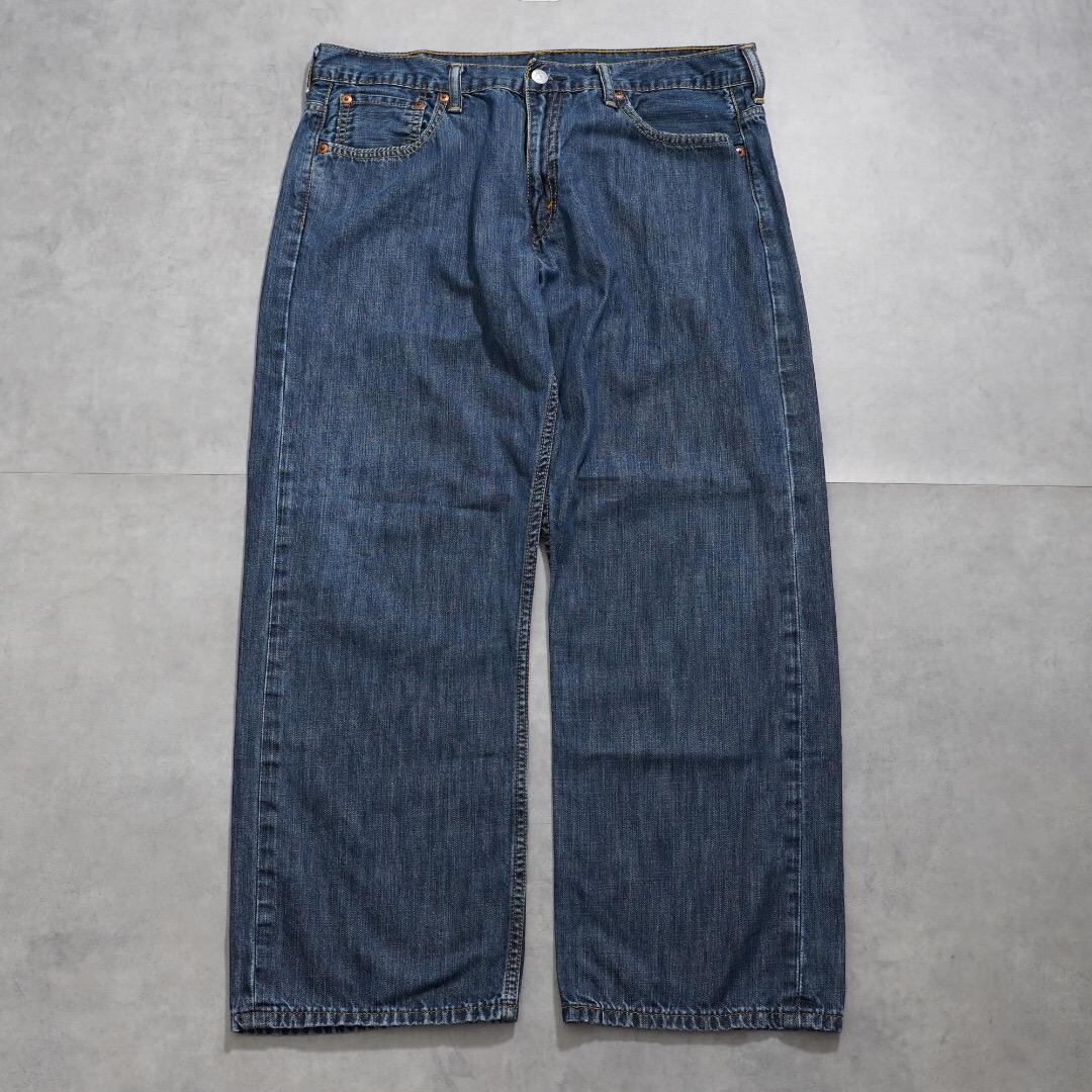 リーバイス569 Levis W34 ブルーデニム 青 古着 ヒゲ 16570