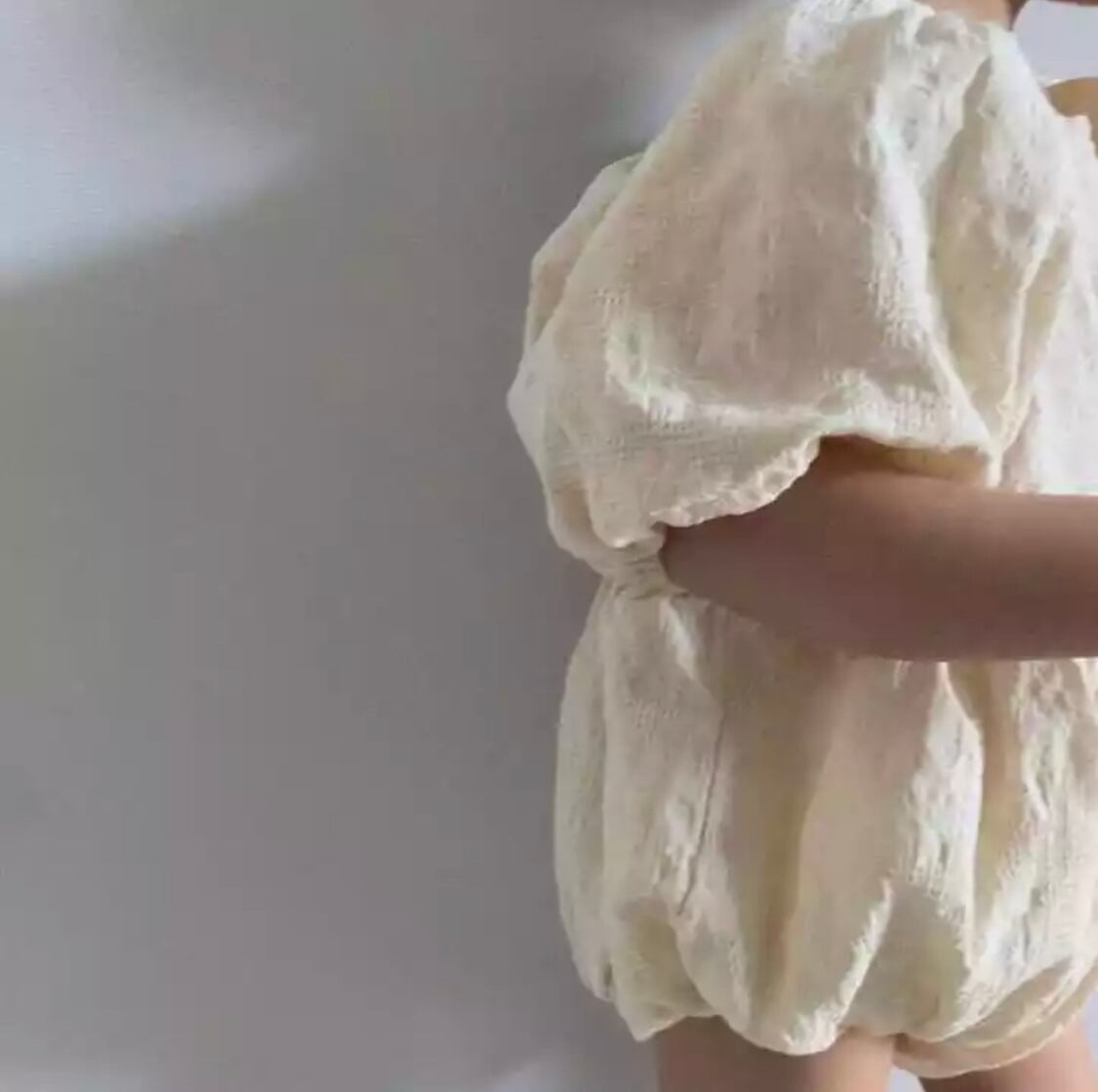 コットンバルーンロンパース》》》》》》海外子供服 女の子 ガール インポート ロンパース ベビー ナチュラル