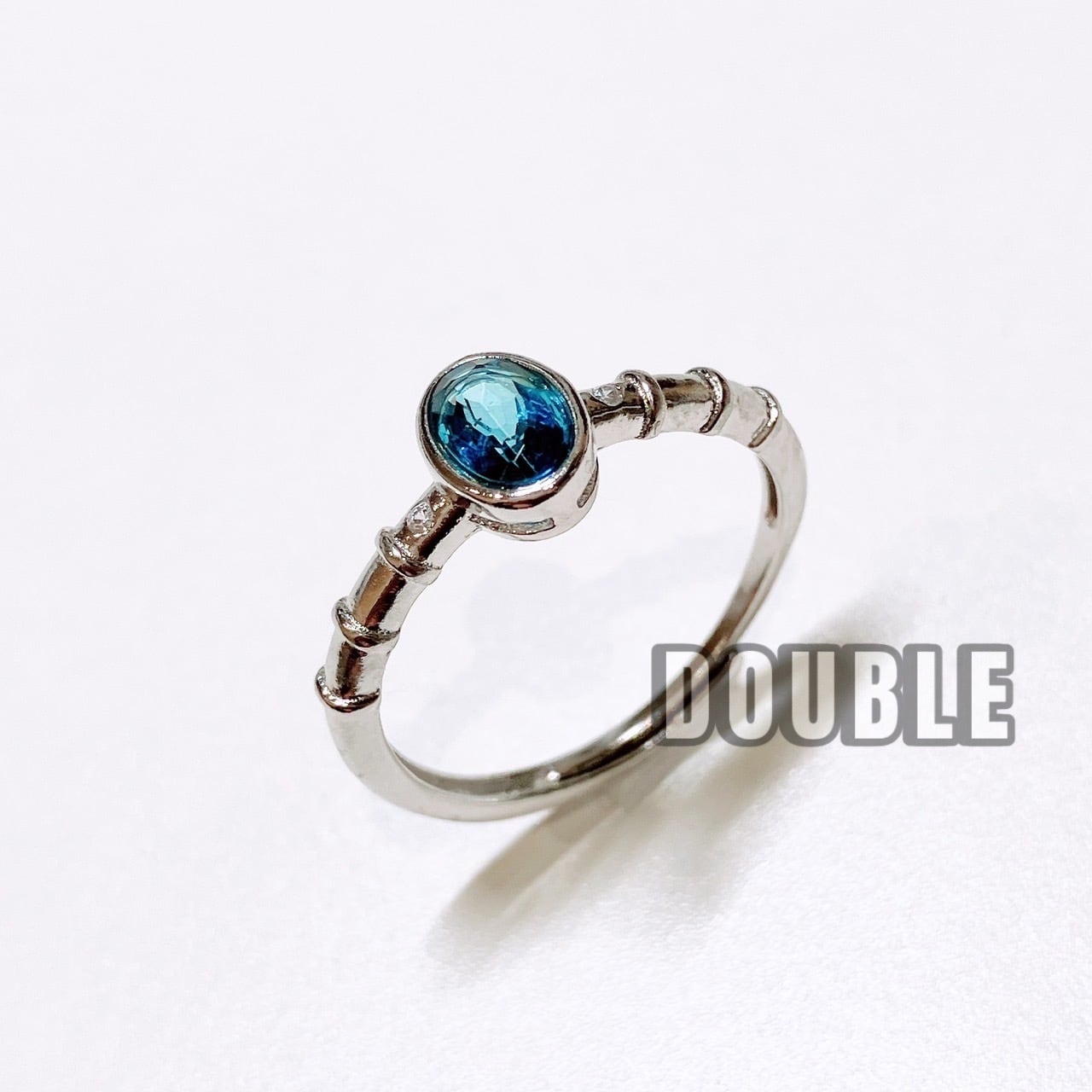 高品質 0.4ct ロンドンブルートパーズリング | Pay ID