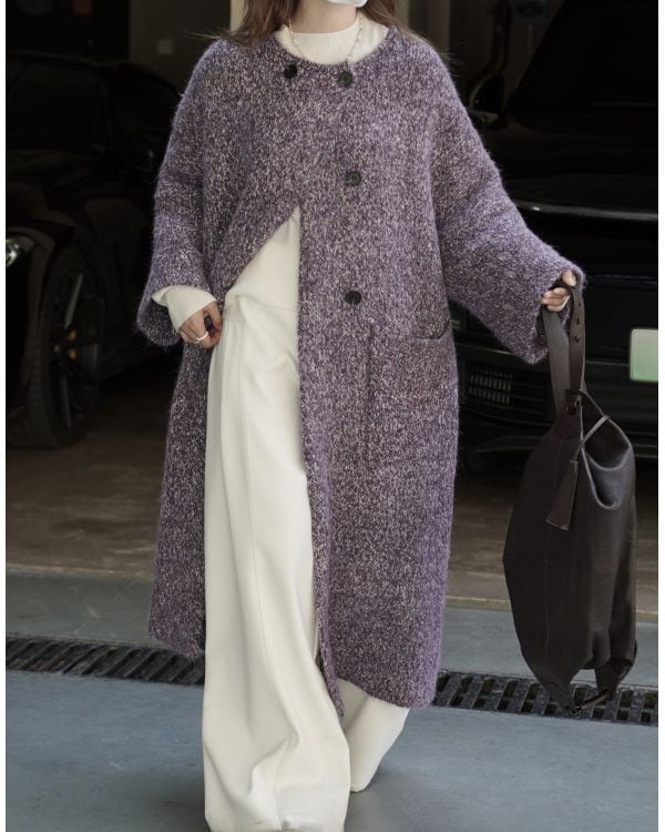 Knit Gown Coat