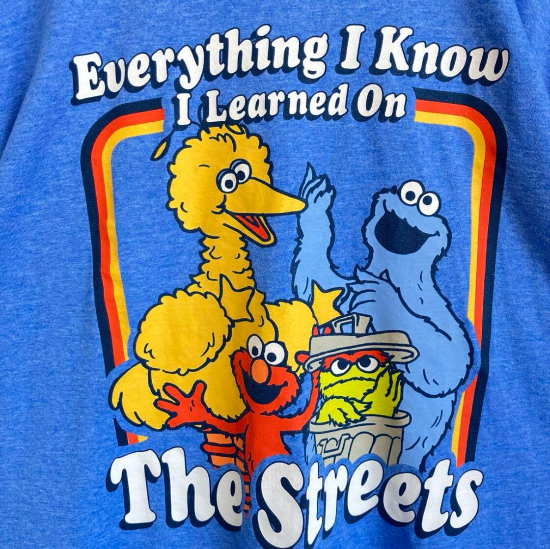 セサミストリート Tシャツ キャラクターロゴ ビッグバード 古着 | Pay ID