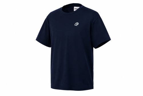 ACTIVE WOOL 100% T-SHIRT  NAVY　(UNISEX）