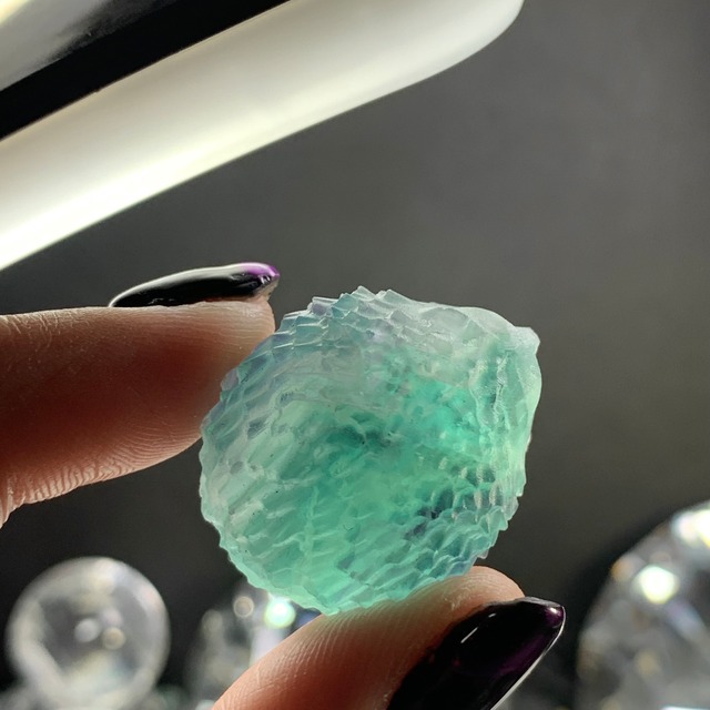 10.可愛いフローライトハリネズミさん☆ペアセット