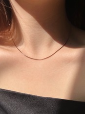 1.1mm venetian chain necklace