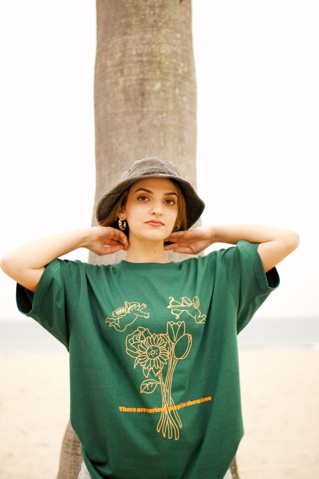 【予約商品】 Flower TEE/Green