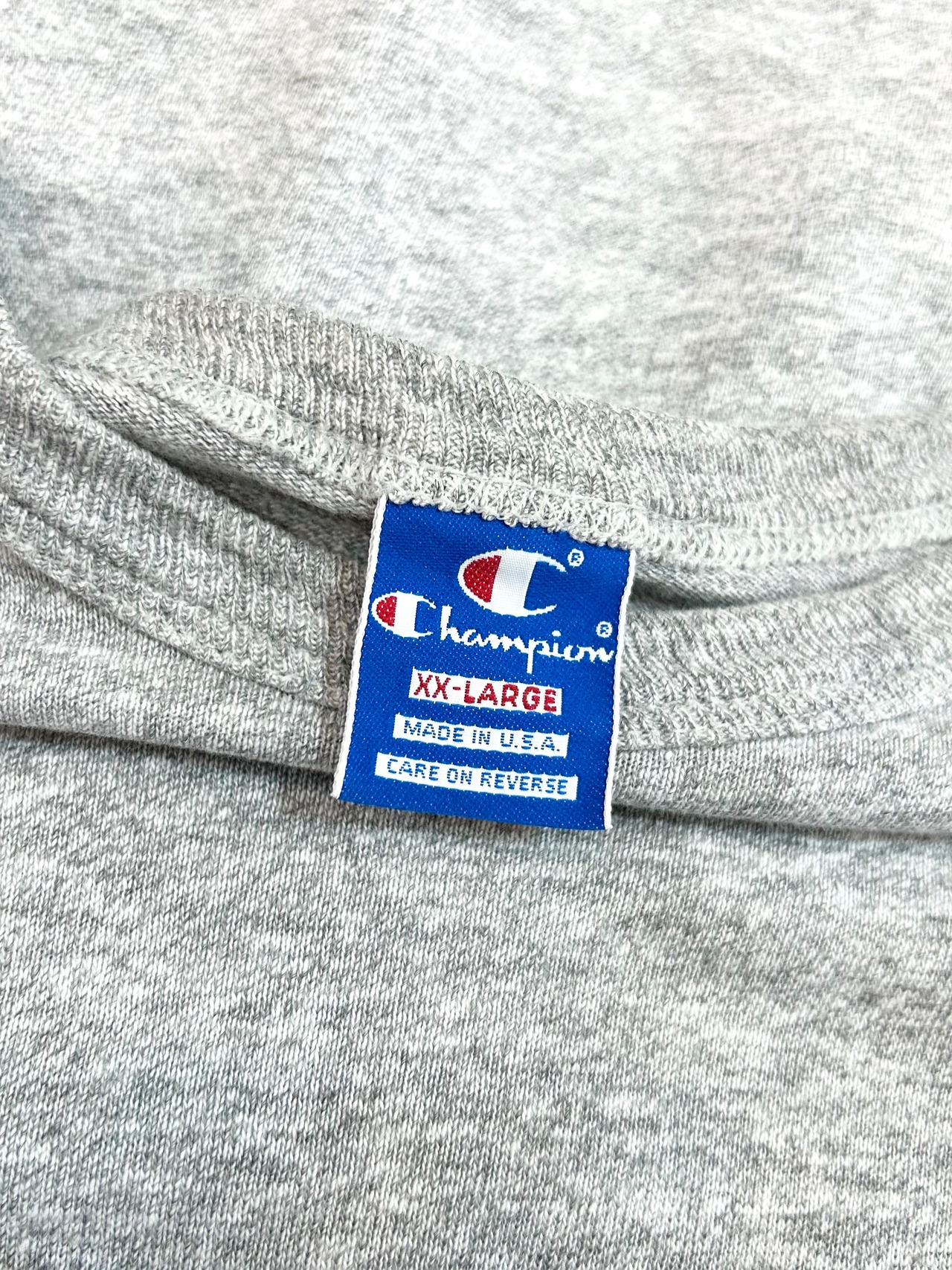 90s Champion "WATER PRINT" 88/12 Tee MADE IN USA Size XXL