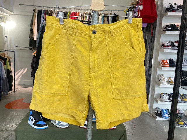 PATAGONIA CORD UTILITY SHORT YELLOW 34 57251 00666