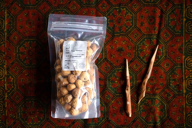 【GIFT】小粒乾燥白いちじくと木曽の黒文字ピックセット small dried white fig & wooden pick gift set｜食物繊維・鉄分