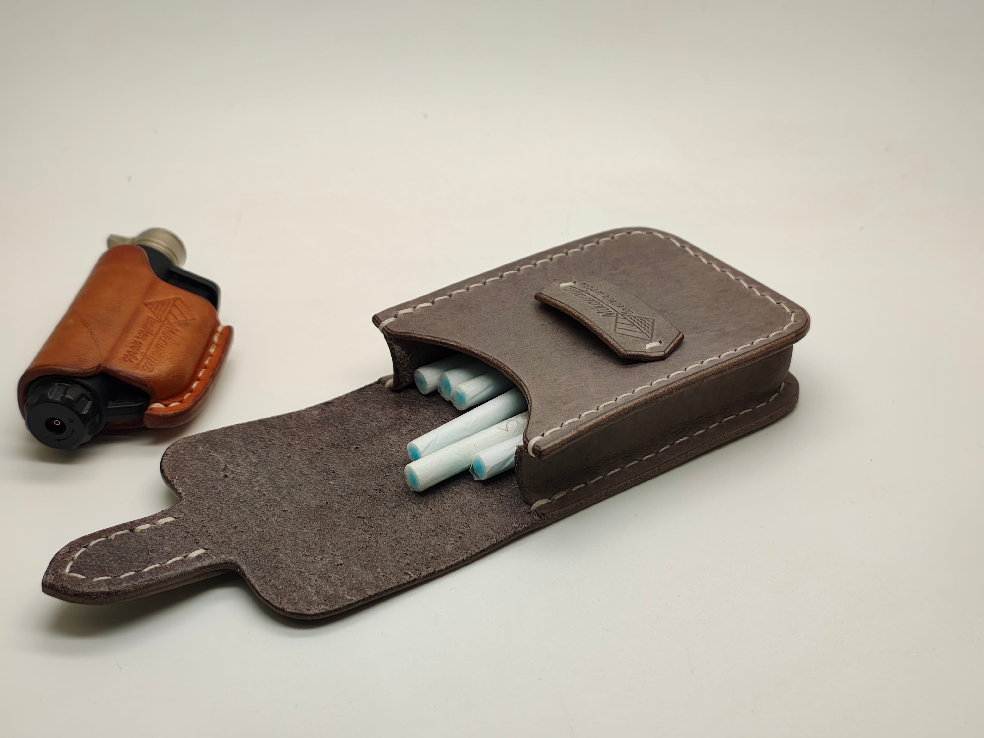 シャグケース シャグポーチ 手巻きタバコ | mikawaya leather works