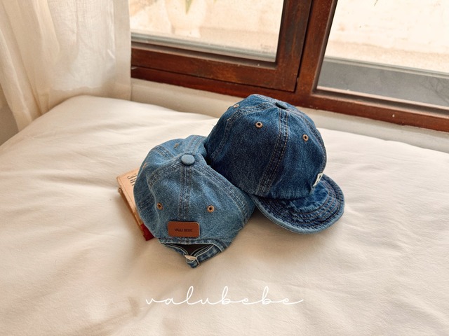 【予約】B Denim Cap (Bebe)
