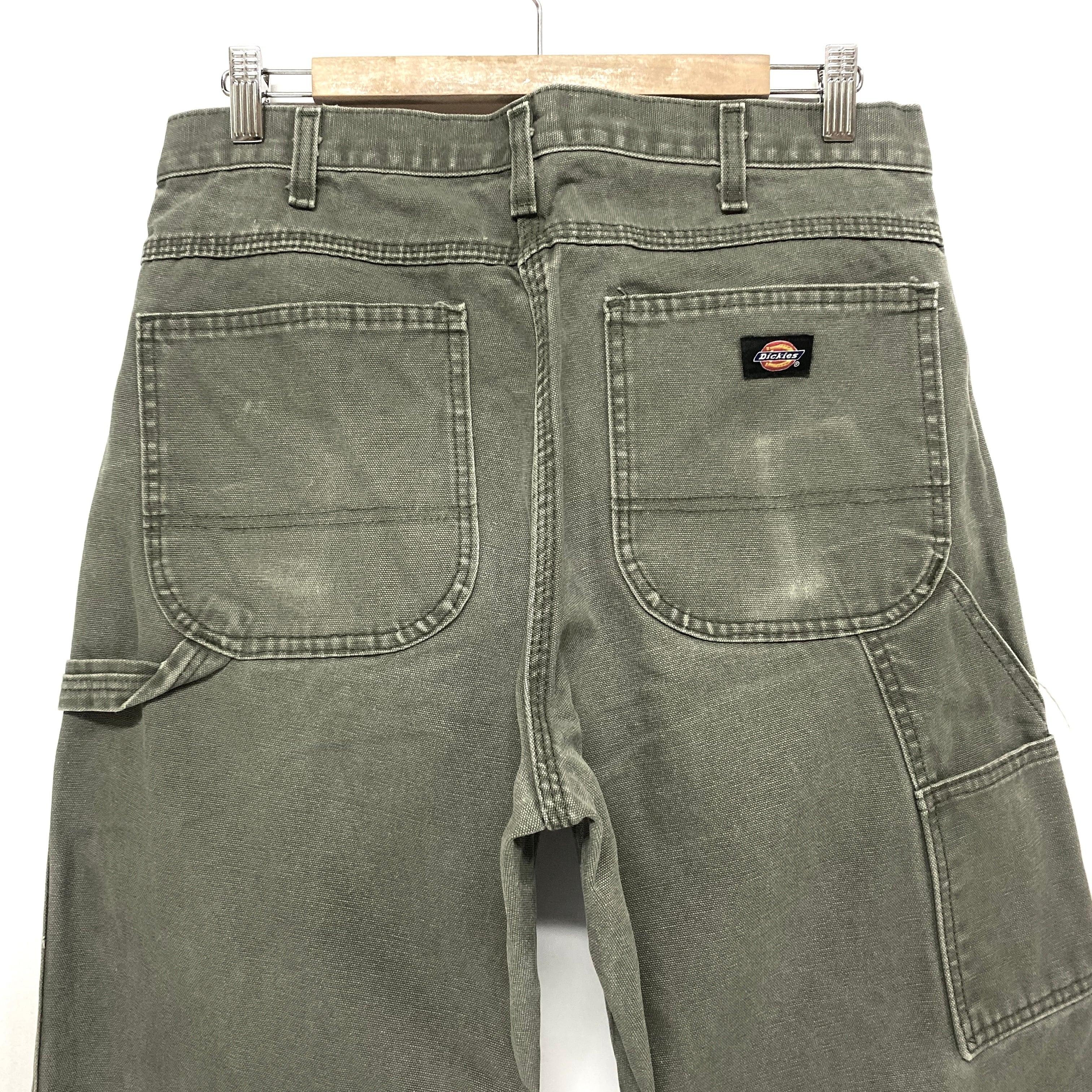 Dickies ディッキーズ ダック地 ペインター ワークパンツ オリーブ