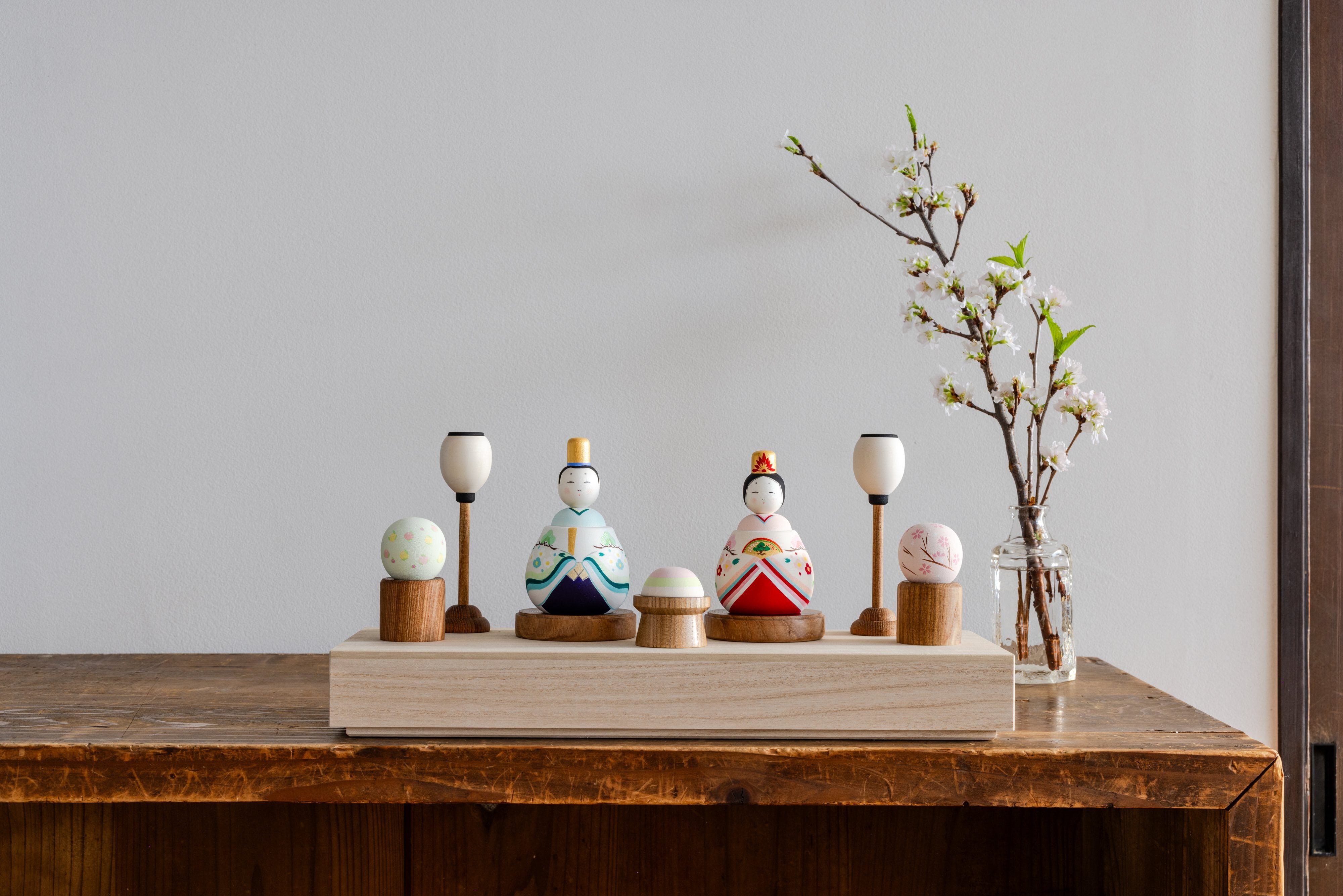 ▪️先行予約007▪️【桜井こけしのひいな】〔道具セット〕貴心松華