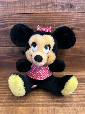 Vintage Disney Minnie Mouse Plush Doll/ミニーマウス ぬいぐるみ 70's ビンテージ