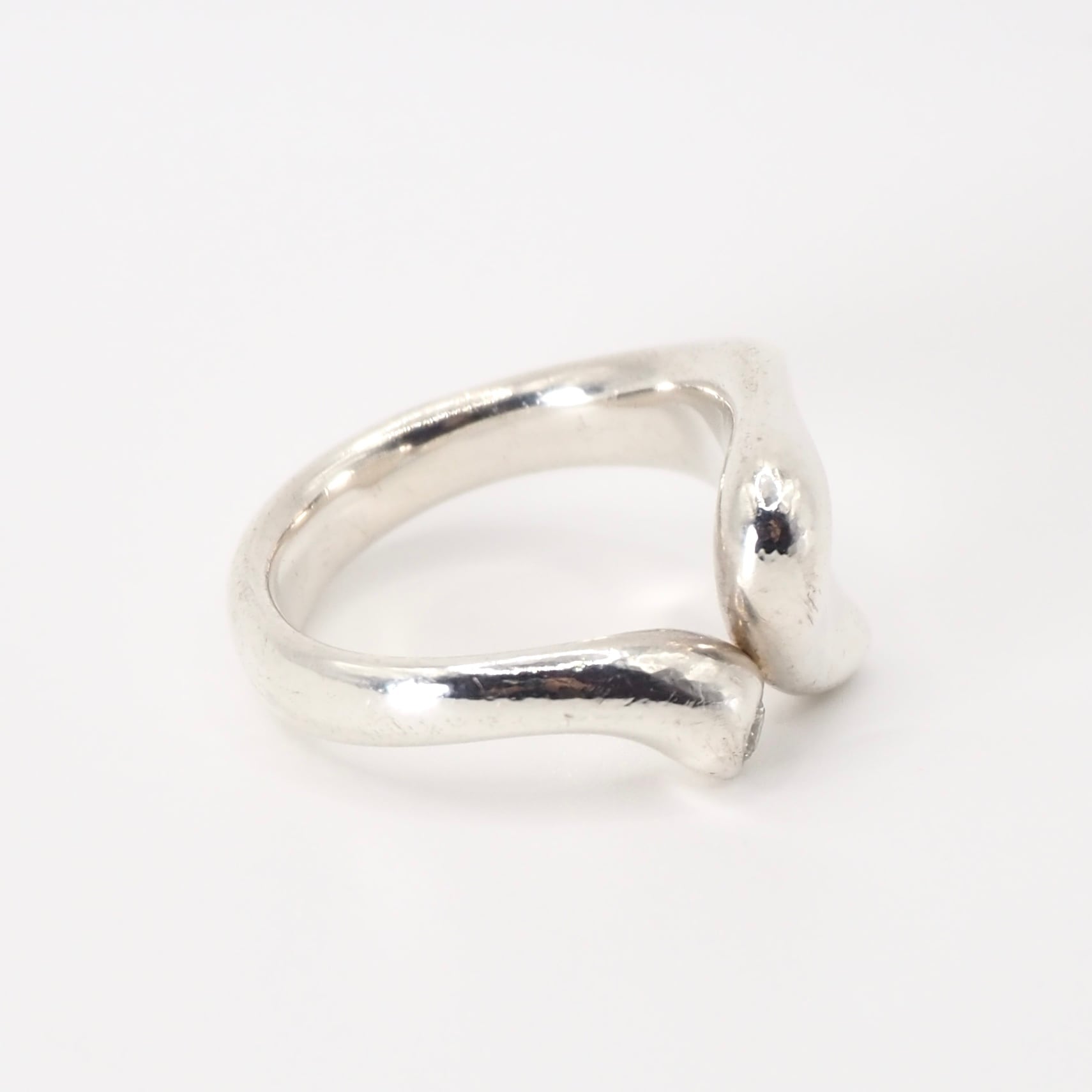 Tiffany&Co. 約8号 フルハート 1Pダイヤリング シルバー925 ダイヤ