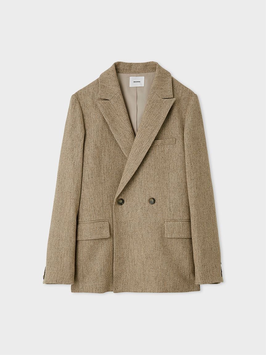 MIESROHE】ツィードダブルブレストジャケット | Kawashima Online Shop