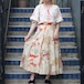 RETRO VINTAGE RETRO PATTERNED LONG SKIRT/レトロ古着レトロ柄ロングスカート