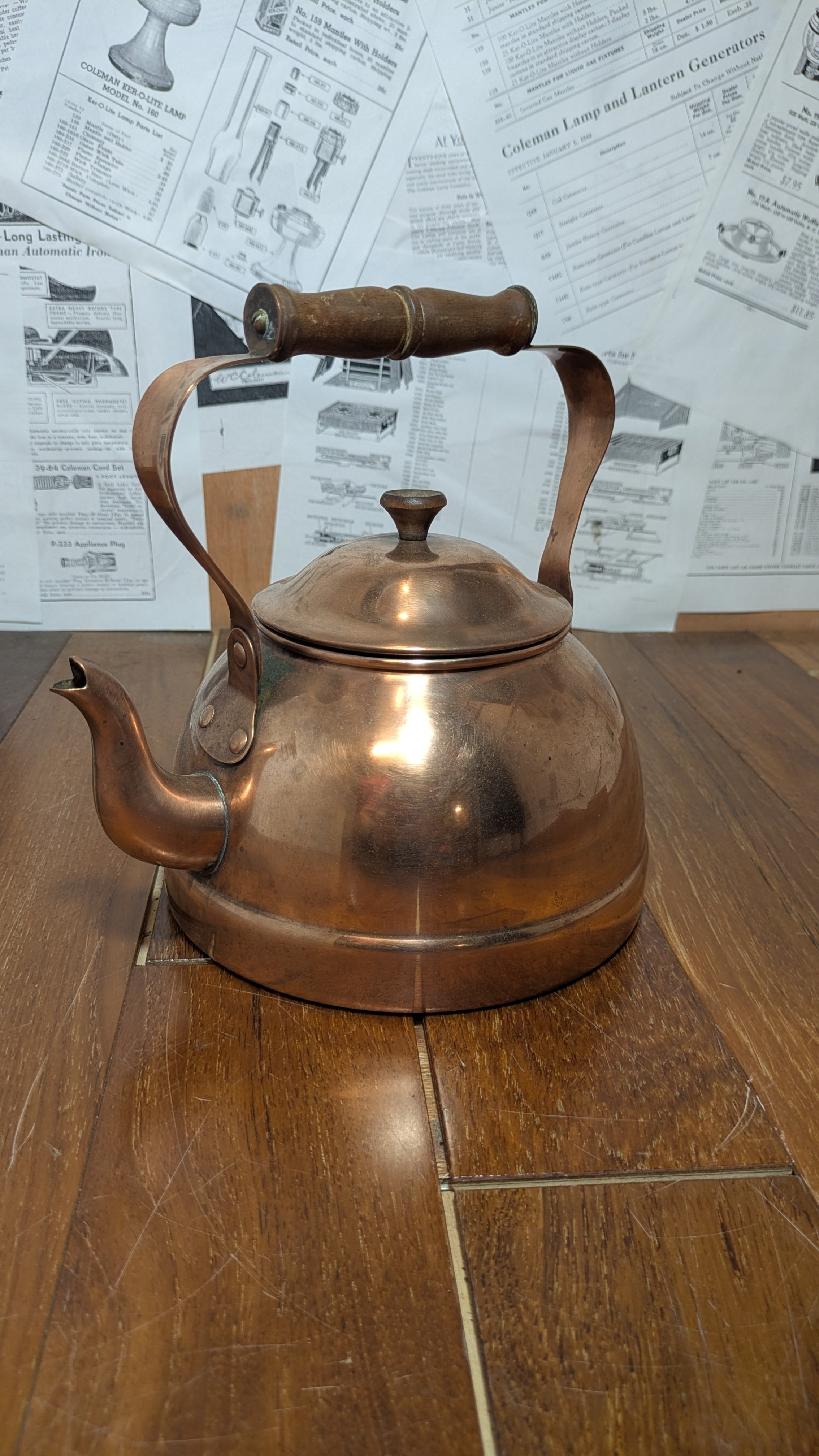 Vintage Copper Kettle Portgal mini ビンテージ コッパーケトル 銅製