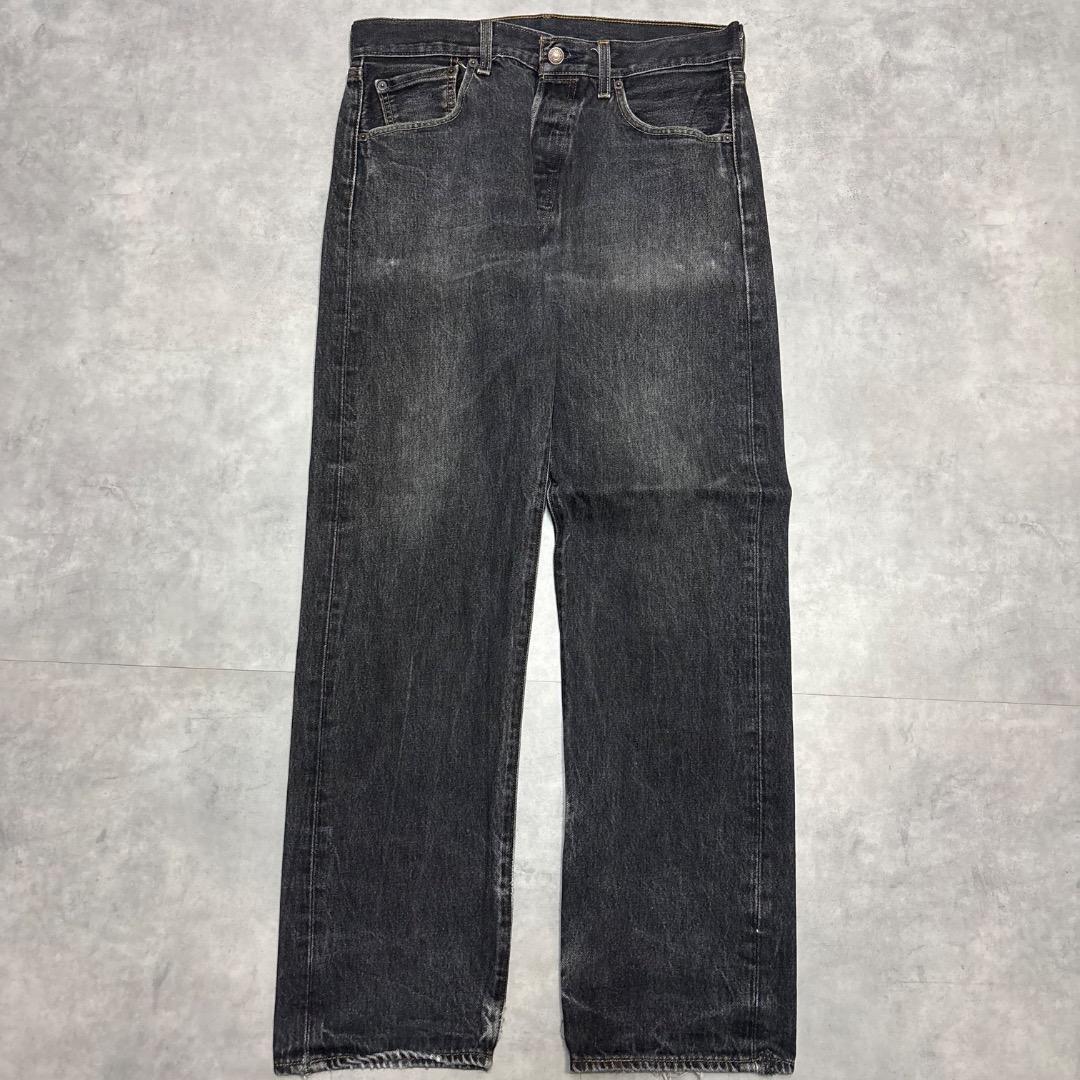 リーバイス501 Levis W34 ブラックデニム 古着 ボトム 21075 リーバイス501 Levis W34 ブラックデニム 古着 ボトム 21075 | fuufu
