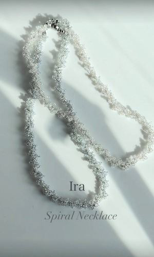 【Ira】Spiral necklace