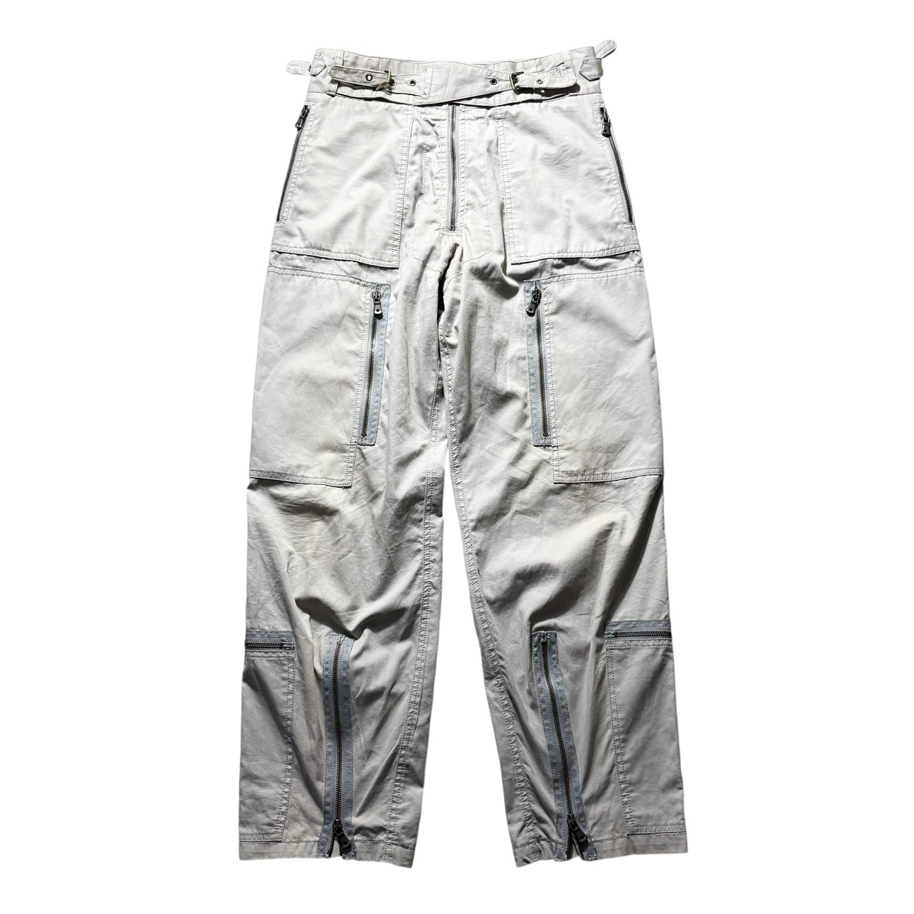 archive DOLCE&GABBANA greige parachute pants