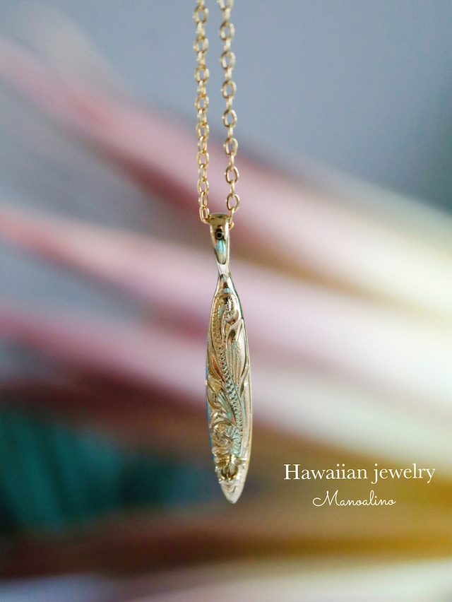 Surfboard necklace Hawaiianjewelry(ハワイアンジュエリーサーフボードネックレス)