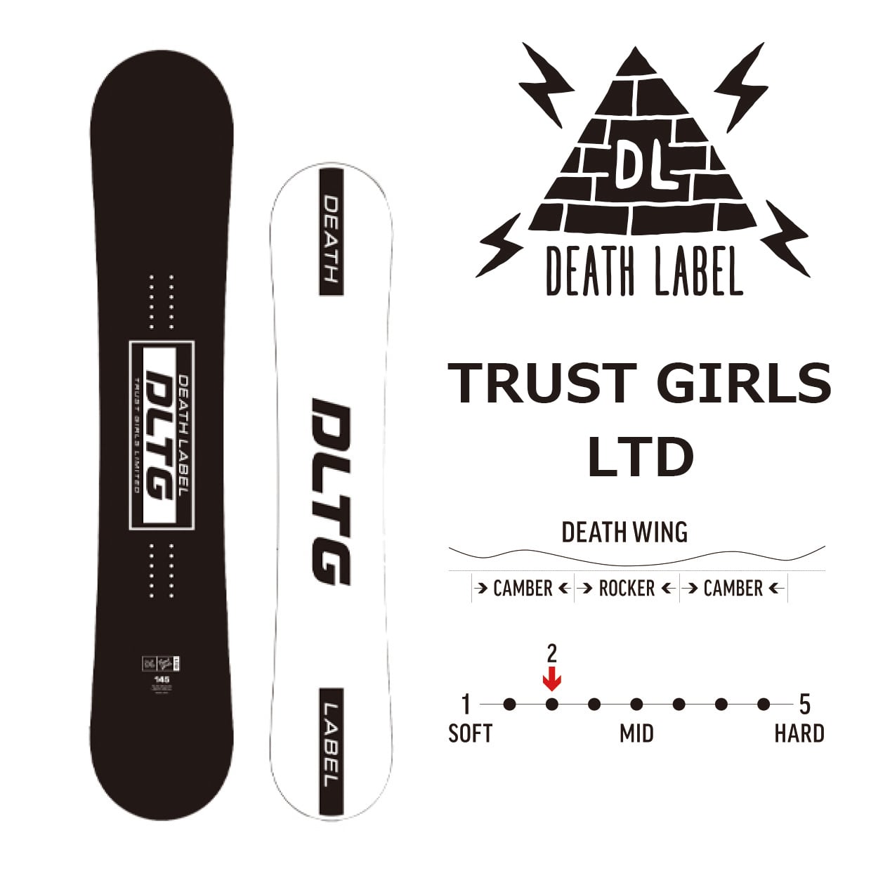 23-24年モデル DEATH LABEL . 『 TRUST GIRLS LTD 』. デスレーベル ...