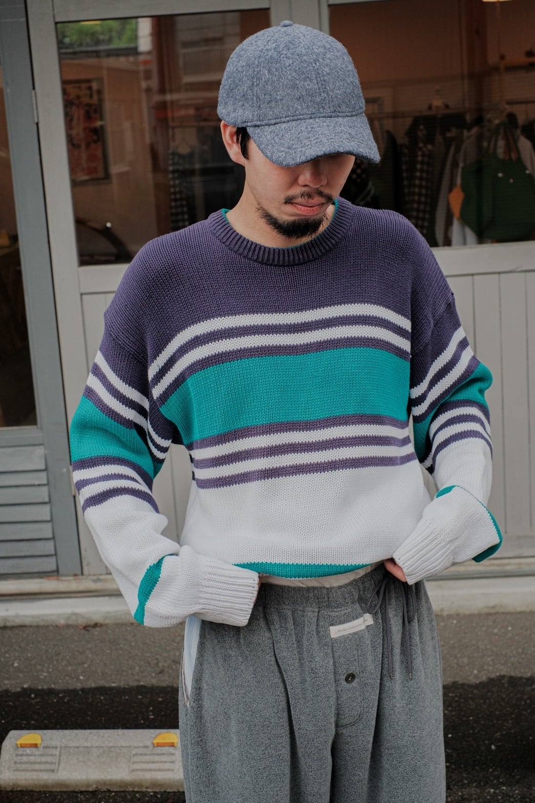 1980s Eddie Bauer cotton knit