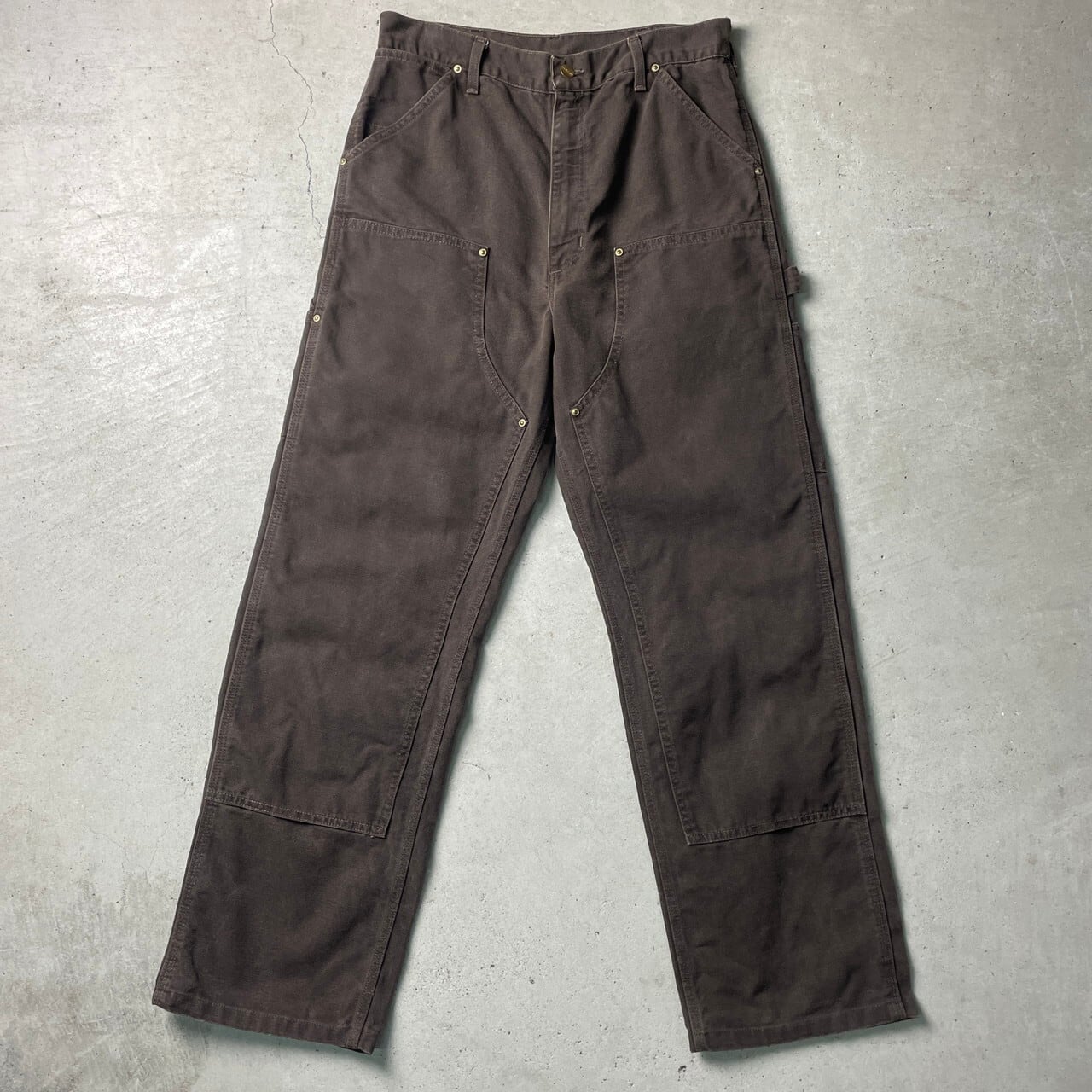 80年代 USA製 Carhartt カーハート ダック地 ダブルニー ペインター