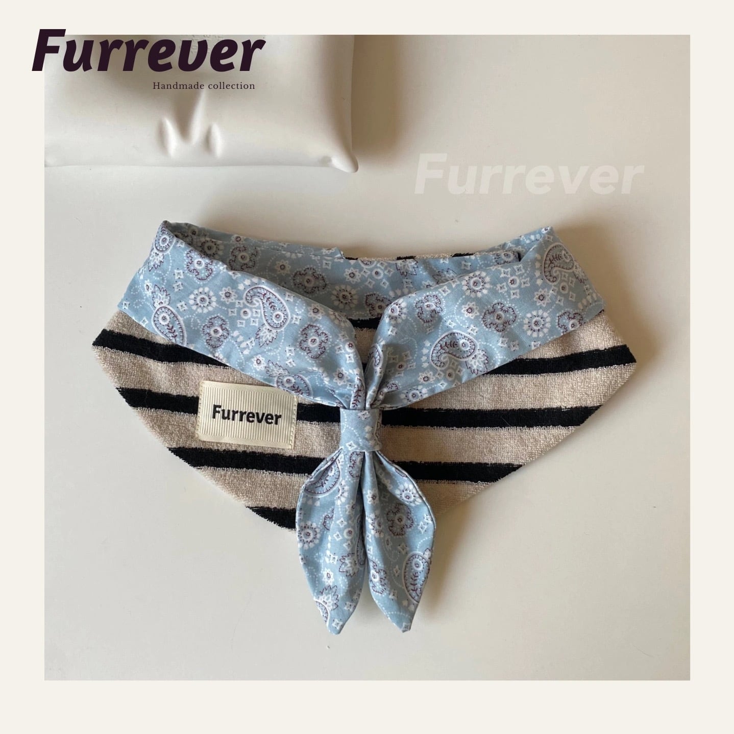 Paisley Border from Furrever エプロン バンダナ