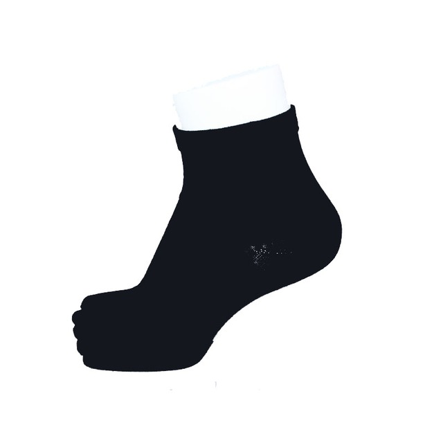 Inner-Fact 5Finger Short Socks (Black)