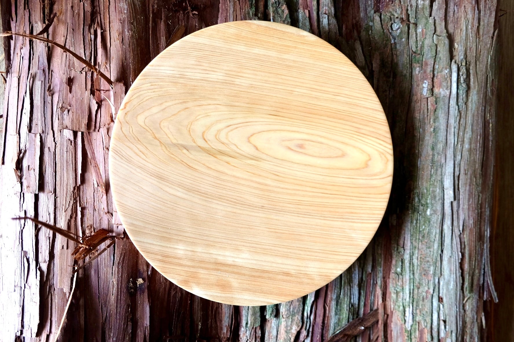 土佐ヒノキ皿 9寸(直径27cm)