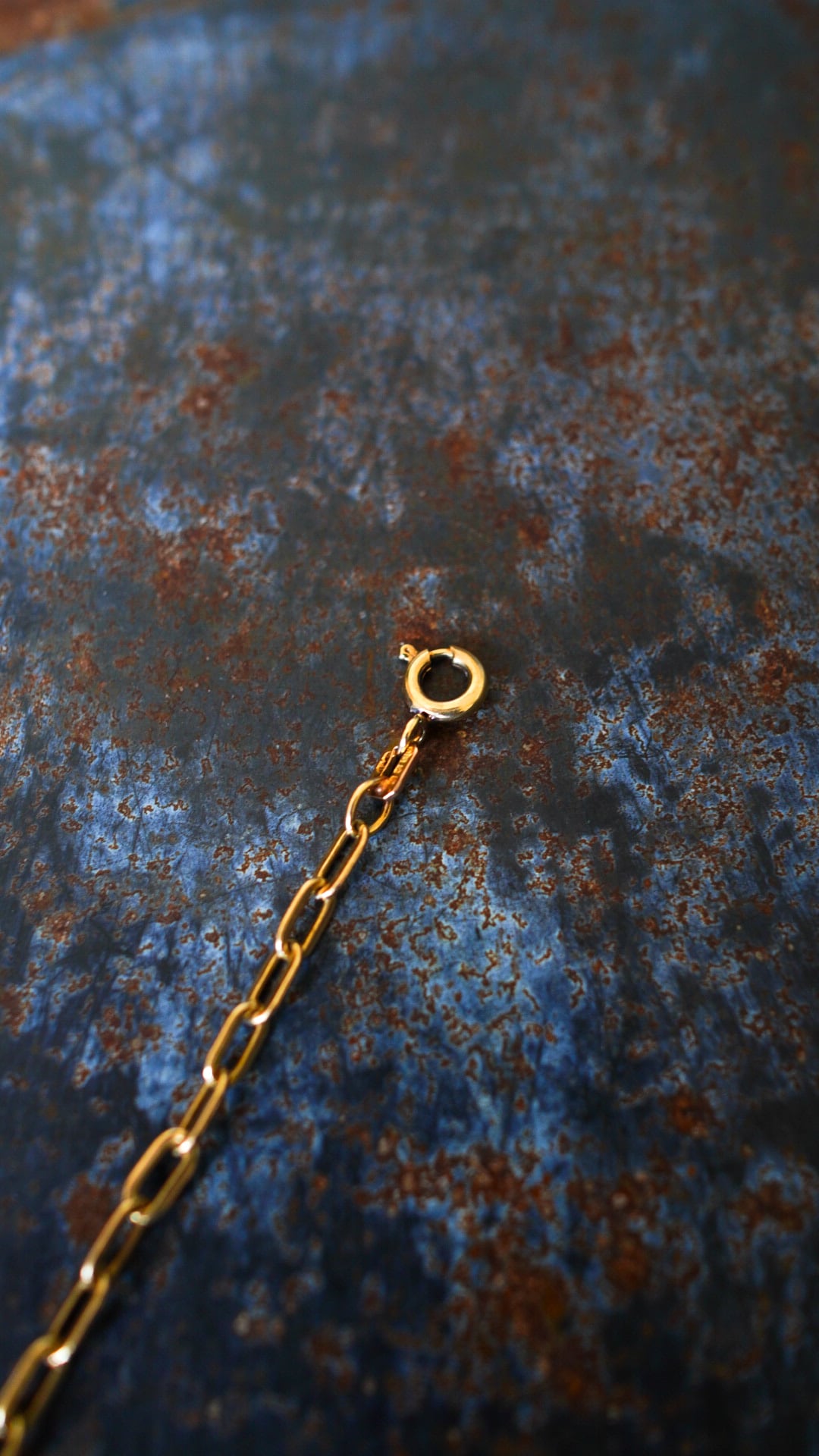 VINTAGE】U.K. VINTAGE 9ct イエロー ゴールド オーバル リンク