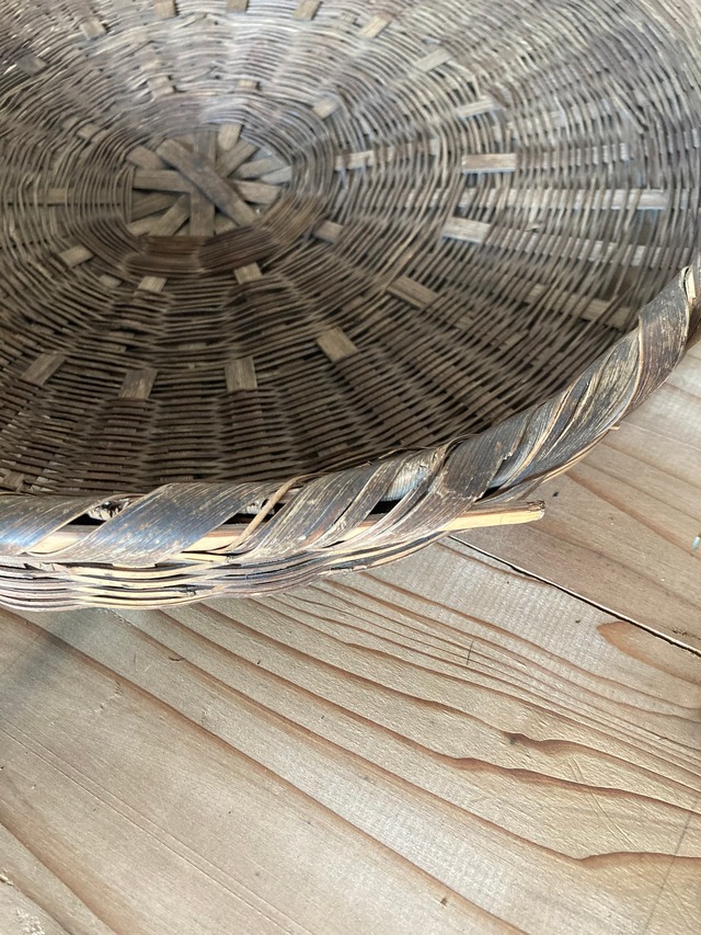 SALE/ヴィンテージの竹籠