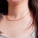 【Figaro chain】 chain choker　surgical stainless